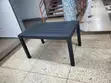 Black Rattan Plastic Dining Table - 2