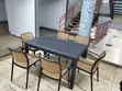 6-Person Plastic Dining Table and Chairs Set - 2