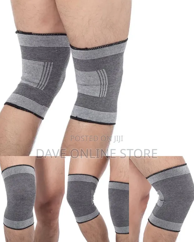 Knitted Compression Knee Sleeves - 1