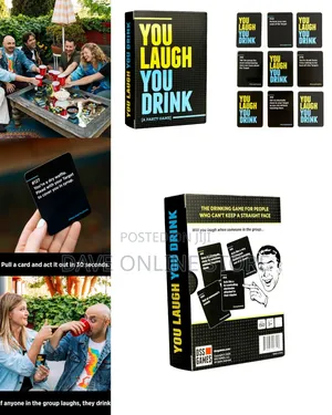 "You Laugh You Drink" Party Game
