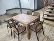 Rectangular Plastic Dining Table and 6 Chairs - 2