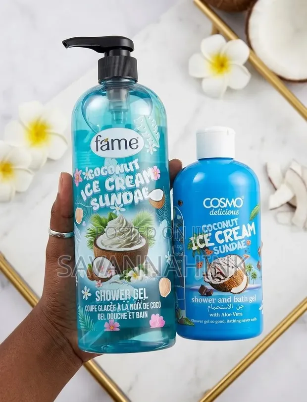 Fame Coconut Ice Cream Sundae Shower Gel - 1