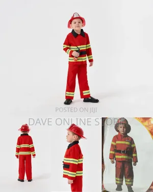 Kids Firefighter Role Play Costume