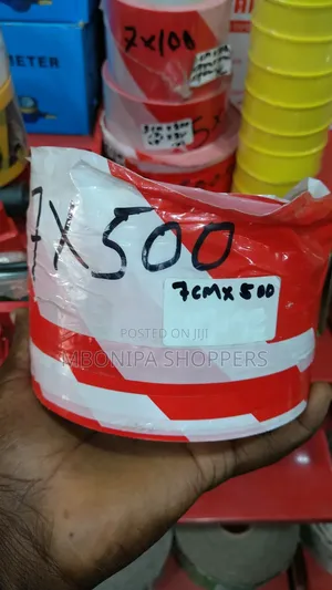 Red/White Caution Tape 7cm x 500m