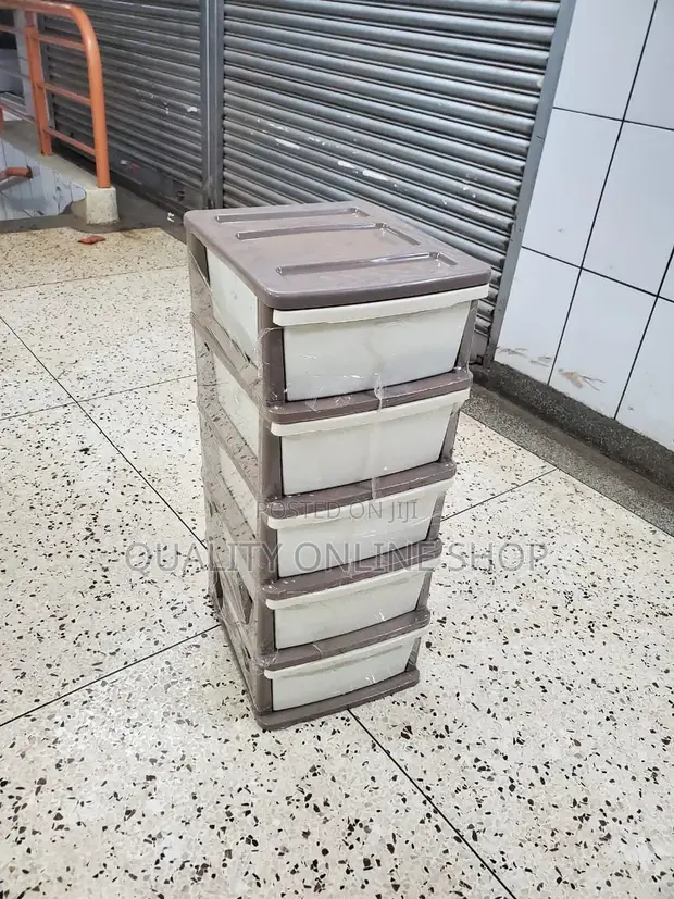 Plastic Storage Cabinet Trolley - 1