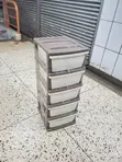 Plastic Storage Cabinet Trolley - 1