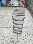 Plastic Storage Cabinet Trolley - 2