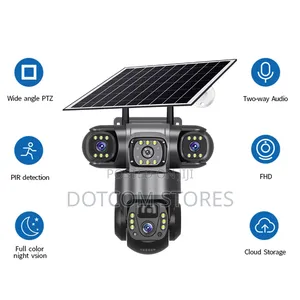 Triple Lens Solar WiFi Camera