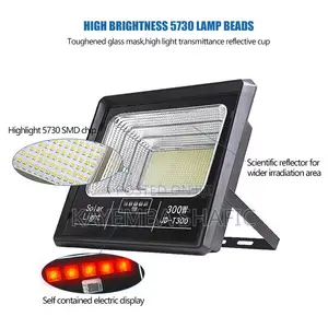 Jidian JD-T300 300W Solar LED Flood Light