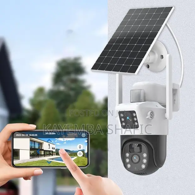 Dual Lens Outdoor PTZ Smart WiFi Security Camera V380 Pro - 1