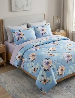 Blushy Meadow 4 PC Duvet Set
