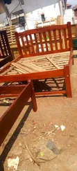 Brand New 5x6 Brown Bed Frame - 2