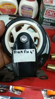 Heavy-Duty 100mm/4" Black Swivel Plate Castor Wheel - 1