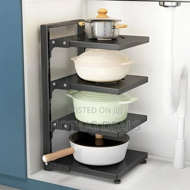 4-Tier Pot and Pan Organizer Rack - 1