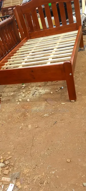 4x6 Brown Queen Bed Frame