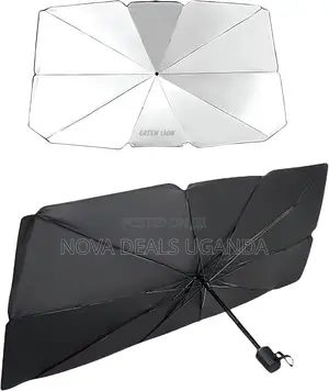 Green Lion Car Windshield Umbrella - UV Protection, Lightweight