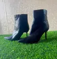 Ladies' Black Leather Ankle Boots - 2