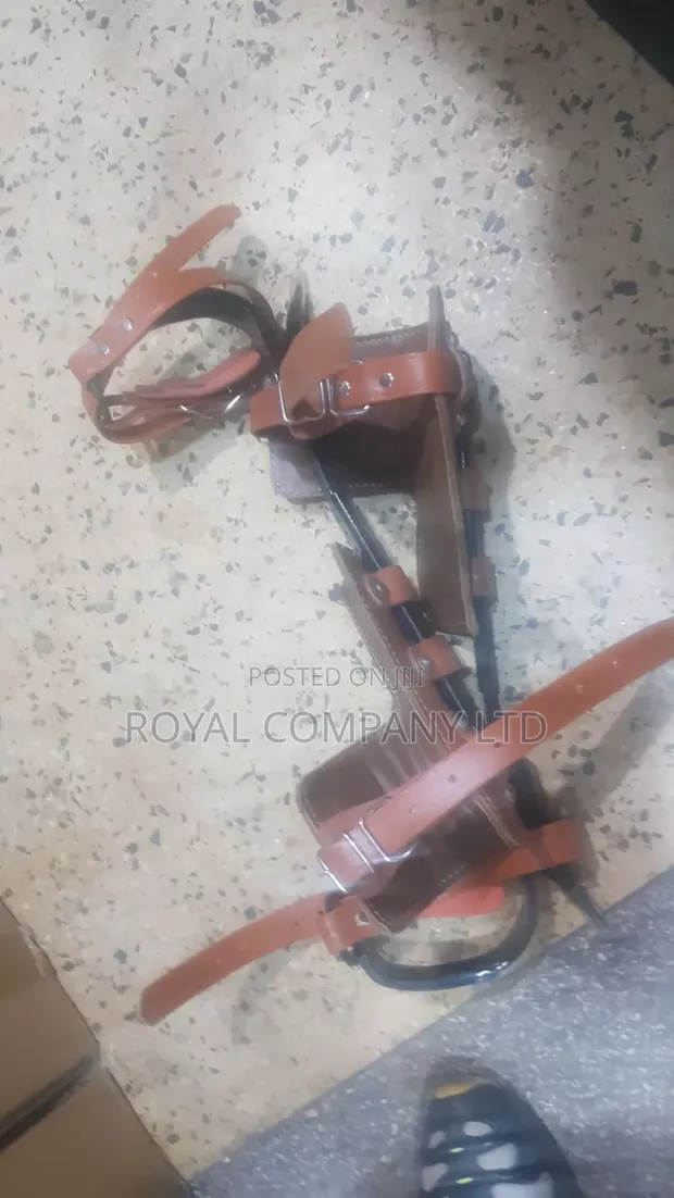 Ace-Tek Leather Pole Climbers - 1