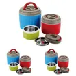 Set of 3 Vibrant Insulated Thermal Food Jars - 1