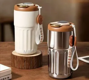 Smart Insulated Travel Mug with Temperature Display