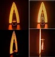 "Neon Arrow" LED Illuminated Single Bottle Display Stand - 1