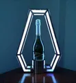 LED Illuminated Geometric Bottle Display Stand - Multicolor - 1