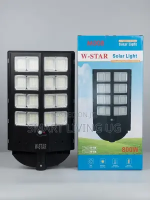 W-Star 800W Solar Street Light with Remote & Motion Sensor