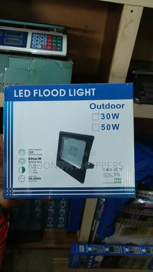 Black LED Floodlight 30 Watts YORK