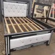 4x6 Black Frame Bed - 1