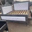 5x6 Silver Frame Bed - 1