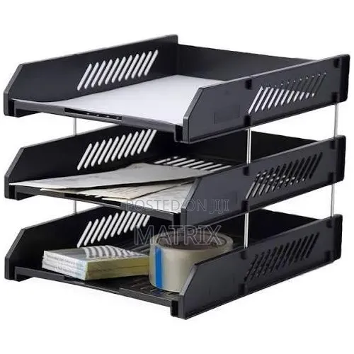 3-Layer Office Document Tray - 1