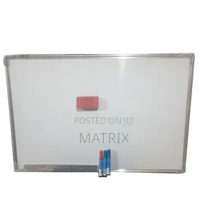 60x90cm Magnetic Wall Mount Whiteboard with Markers & Eraser