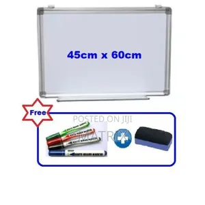 45x60cm Magnetic White Board with Marker and Duster