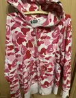 BAPE Shark Full Zip Hoodie Pink - 3