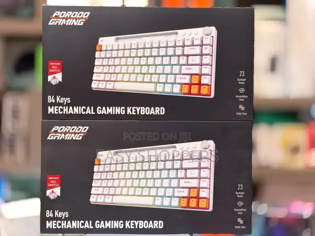 Porodo Gaming 84 Keys Mechanical Keyboard - 1