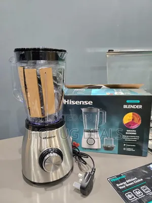 Hisense 1.5L 2-in-1 Blender & Grinder (500W) - Stainless Steel
