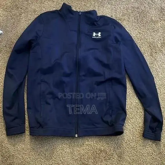 Under Armour UA Pique Track Jacket - Dark Navy - 1