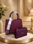 Chrisbella Luxury 2-in-1 Classic Handbag Set - 1