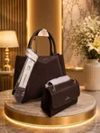 Chrisbella Luxury 2-in-1 Classic Handbag Set - 2