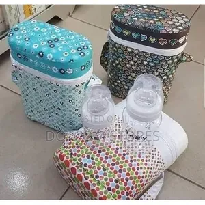 Baby Bottle Warmer with 2 Bottles - Multicolor