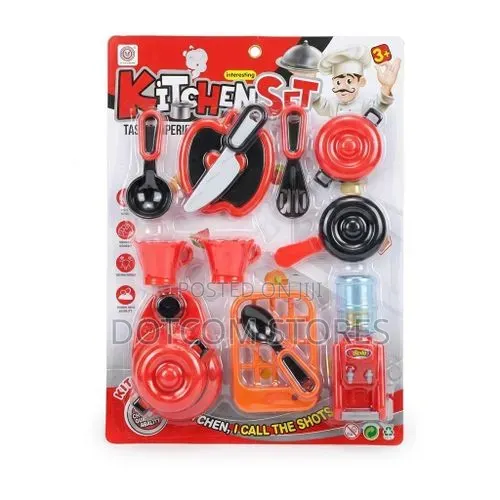 Kids Pretend Play Kitchen Cooking Set - 1