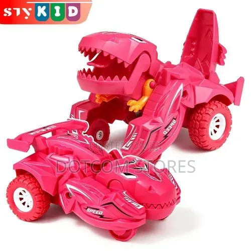Children's Inertial Dinosaur Collision Car Toy - 1