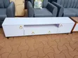 White TV Stand with Drawers - Brand New - 1