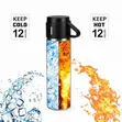 500ml Stainless Steel Vacuum Insulated Thermos Bottle with Cup - 3