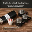 500ml Stainless Steel Vacuum Insulated Thermos Bottle with Cup - 4