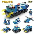147pcs 6-in-1 Engineering Vehicle Building Blocks - 1