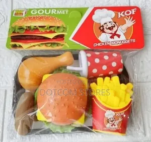 Burger Toy Set - 4 Pieces