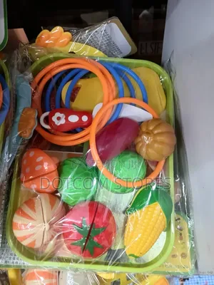 15-Piece Fruit & Vegetable Cutting Toy Set