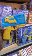 Kids Gatling Automatic Bubble Toy Gun with LED Lights - 4