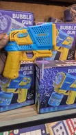 Kids Gatling Automatic Bubble Toy Gun with LED Lights - 5